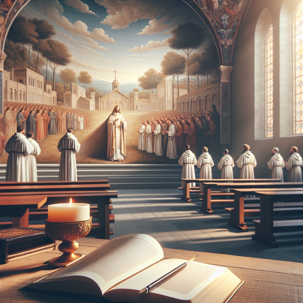 Historia zakonu benedyktynów.