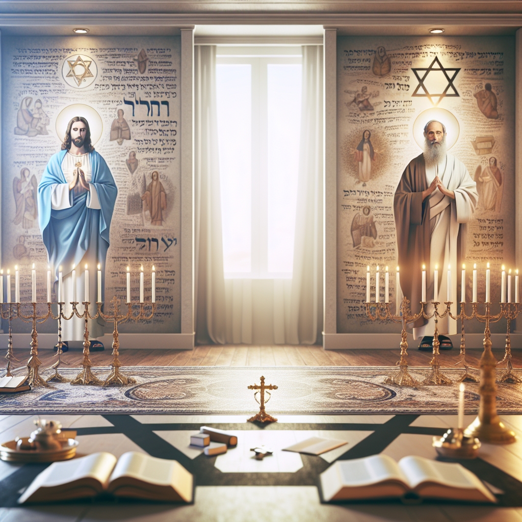 Różnice i podobieństwa między chrześcijaństwem a judaizmem.