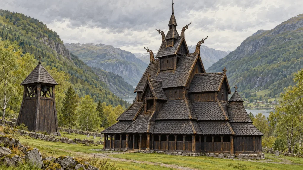 Kościół słupowy Borgund – średniowieczna wiara, smoki i mistrzostwo norweskich cieśli