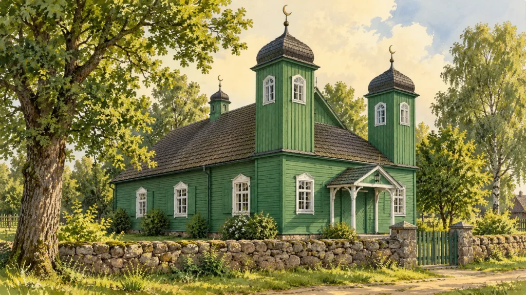 Meczet w Kruszynianach – zielona świątynia, tatarska pamięć i islam zakorzeniony na Podlasiu