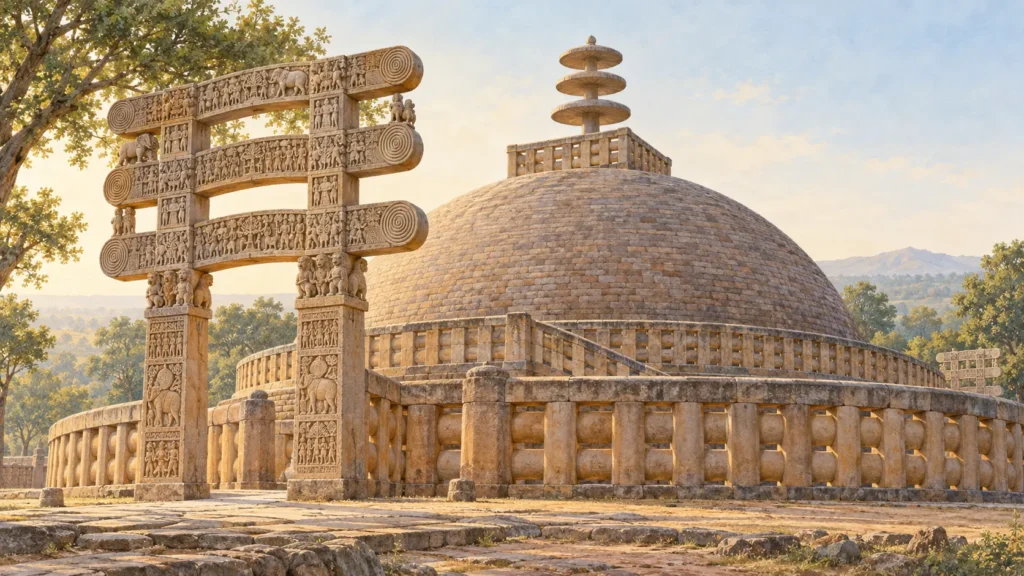 Sanchi – Wielka Stupa, relikwie i opowieści zapisane w kamieniu